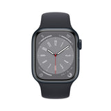 Refurbished Apple Watch Series 8 - 45mm Midnight Aluminium Case with Black Sport Band