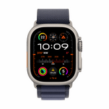 Refurbished Apple Watch Ultra 2 - 49mm Natural Titanium Case with Blue Alpine Loop Band