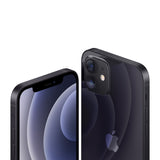 Refurbished iPhone 12 mini Black with Super Retina XDR display.