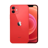 Refurbished iPhone 12 Mini in PRODUCT(RED) with 12MP camera.