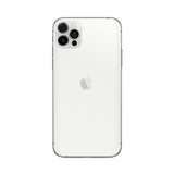 Refurbished iPhone 12 Pro Max Silver with advanced camera system and Super Retina XDR display.