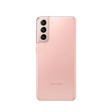 Refurbished Samsung Galaxy S21 in Phantom Pink with advanced functionality and 75-point quality assurance.