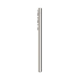 Refurbished Samsung Galaxy S23 Ultra in Cream side view displaying slim design.