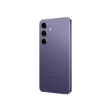 Refurbished Samsung Galaxy S24 in Cobalt Violet with triple camera system.