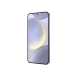Refurbished Samsung Galaxy S24 in Cobalt Violet with sleek design and versatile camera system.