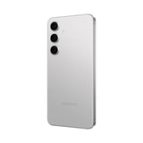 Refurbished Samsung Galaxy S24+ in Marble Gray, showcasing sleek design and triple-camera setup.