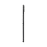 Refurbished Samsung Galaxy Z Flip3 in phantom black, side view.
