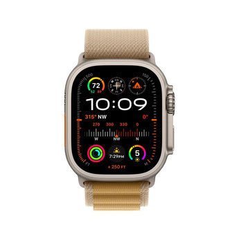 Refurbished Apple Watch Ultra 2 - 49mm Natural Titanium Case with Beige Alpine Loop Band