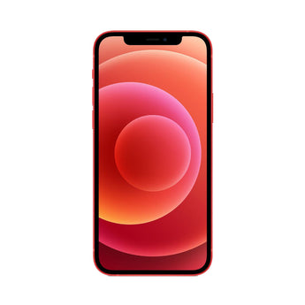 Refurbished iPhone 12 Mini PRODUCT(RED) with 12MP camera.