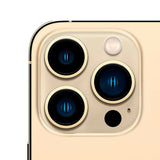 Refurbished iPhone 13 Pro Max Gold with professional-grade cameras.