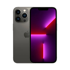 Refurbished iPhone 13 Pro Max in Graphite with A15 Bionic chip and ProRAW camera.
