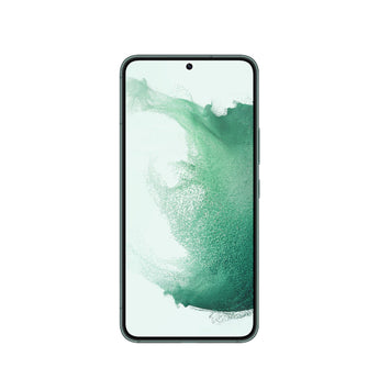 Refurbished Samsung Galaxy S22 in green with Loop's 75-point quality check.